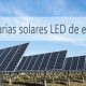 Luminarias solares LED de exterior
