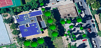 Planta fotovoltaica Colegio Mayor César Carlos